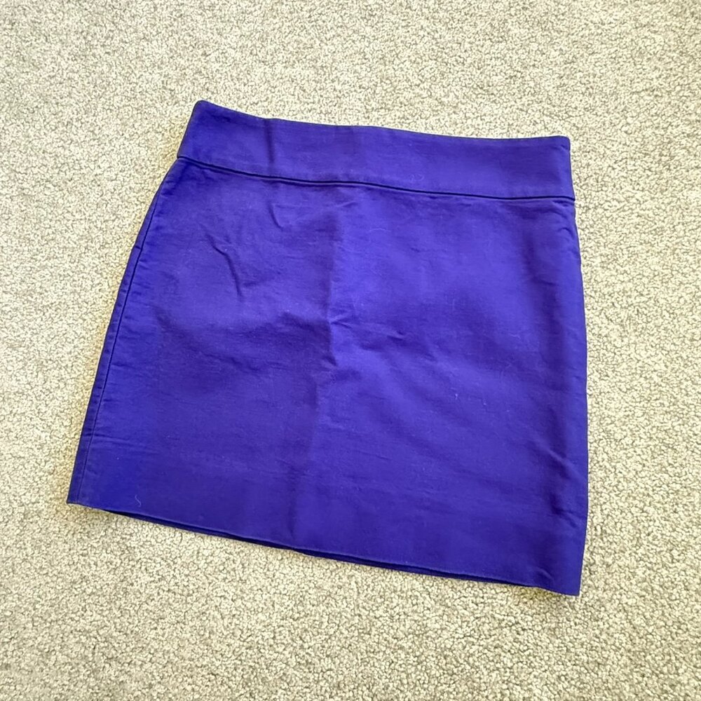 * J. Crew Classic Mini Skirt in Purple Preppy Size 0     - 1I2547